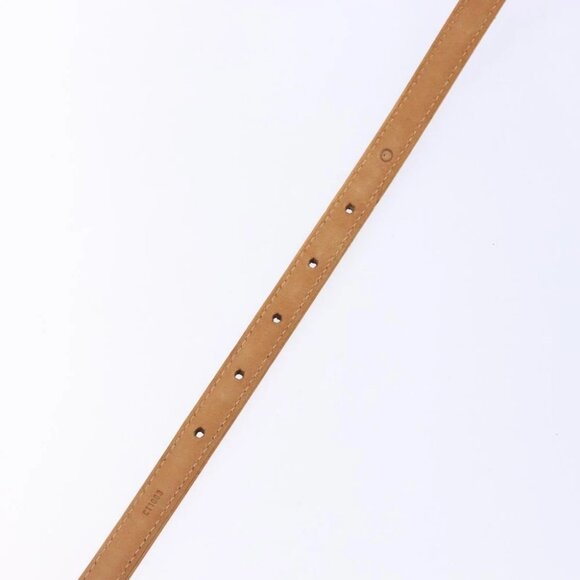 LOUIS VUITTON Belt Leather Black LV Auth 133503 main image 11